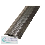 Gradus Clip-Top Cable Ducting 3-Channel 100x1500mm Brown Ref RD100