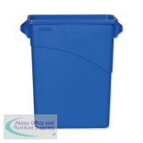 Newell Slim Jim Container 60 Litre Recycling Logo Blue 3541-73-BLU