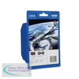 Brother LC-985 Inkjet Cartridge Twin Pack Black LC985BKBP2