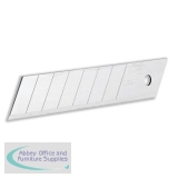 Stanley Snap-Off Replacement Blades for Heavy-duty ABS Knife 18mm Ref 0-11-301 [Pack 10]