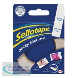 Sellotape Sticky Fixers Strip 25mm x3 Metres 484330