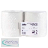 Maxima Jumbo Toilet Roll 2-Ply White 410 Metre Pack of 6