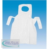 CPD Disposable Apron-on-a-Roll White Pack of 200 VPPAP1-WE