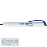 Bic Velleda Whiteboard Marker Retractable Bullet Tip Line Width 2.0mm Blue Ref 887085 [Pack 12]