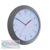 Alba Easytime Wall Clock Quartz with Plastic Lens and Case Diameter 320mm Black Ref HORMURN