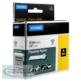 Dymo Tape ID1-12-1300 12mm x3.5 Metres White S0718100