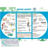 Wallace Cameron Office Safety Poster Laminated Wall-mountable W590xH420mm Ref 5405027