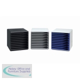 Leitz 10 Drawer Form Set Black/Black 5294-0095