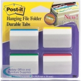 3M Post-it Durable Hanging File Tab Angled Pack of 24 686-A1