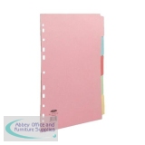 Concord Subject Divider 5-Part A4 Extra-Wide for Punched Pocket 71399/J13