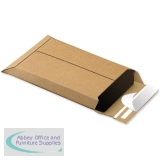 Corrugated Envelope Dual Seal System Tear Strip 400gsm W248xD340xH50mm C4 Plus [Pack 25]
