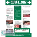 Stewart Superior First Aid Laminated Guidance Poster W420xH595mm Ref HS101