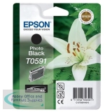 Epson Stylus R2400 Inkjet Cartridge Photo Black 13ml T0591 C13T059140