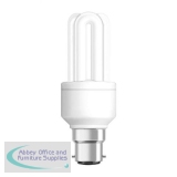 Stearn Electric Light Bulb Energy-saving Bayonet Fitting 10000hr 11W [Equivalent Old 60W] Ref DS11B