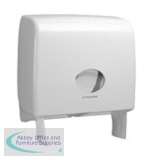 SP-194448 - Kimberly-Clark Aqua Jumbo Toilet Tissue Dispenser W146xD470xH399mm White Ref 6987