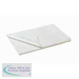 Tissue Paper 100 percent Recycled Sheet 500x750mm White [Pack 480]