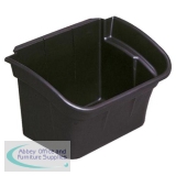 Rubbermaid Utility Bin for Utility Cart W432xD308xH267mm 15L Black Ref 3354-88-BLA