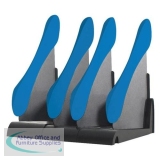 Avery Infinity Book Rack Blue/Grey INF6BG