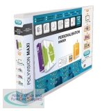 Elba Polyvision Maxi 4D-Ring Presentation Binder A3 30mm Landscape Clear 100080803