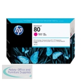Hewlett Packard No80 Inkjet Cartridge 175ml Magenta C4874A