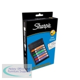 Sharpie Whiteboard Marker Organiser Set Drywipe with Eraser Bullet Tip 2mm Line Assorted Ref S0902061