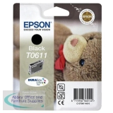 Epson Stylus D68/88 DX3800/4800 Inkjet Cartridge Black 8ml T0611 C13T061140