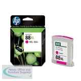 Hewlett Packard No88XL OfficeJet Inkjet Cartridge High Yield Magenta C9392AE