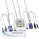 Hama KVM-Switch 2 Pocket USB Data PS/2 Desktop Link Ref 62897