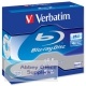 Verbatim Blu-Ray Laser Disk BD-R 25Gb 6X Jewel Case Pack of 5 43715