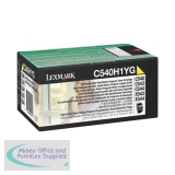 Lexmark High Yield Return Programme Toner Yellow C540H1YG