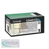 Lexmark Extra High Yield Return Programme Toner Cyan C544X1CG