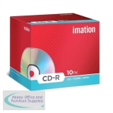 Imation CD-R 700Mb/80minutes 52X Jewel Case Pack of 10 i18644
