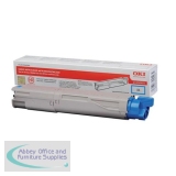 Oki C3520/3530MFP High Yield Toner Cartridge 2.5k Cyan 43459371