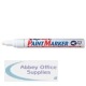 Artline 400 Paint Marker Medium Bullet Tip White A400