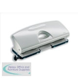 Leitz 5012 Punch 4-Hole Strong with Pressed Steel Top Capacity 25x 80gsm Grey Ref 5012-00-85