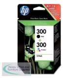 Hewlett Packard No300 Inkjet Cartridge Black/3-Colour CN637EE
