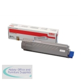 Oki C801/821 Toner Cartridge 7.3K Cyan 44643003