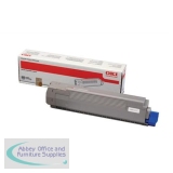 Oki C801/821 Toner Cartridge 7.3K Magenta 44643002