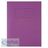 Silvine Exercise Book Ruled and Margin 80 Pages 229x178mm Purple Ref EX100 [Pack 10]