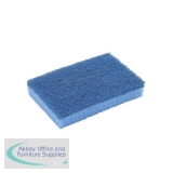 Scotch-Brite Sponge Scourer High-quality Non-scratch Blue Ref HP9 [Pack 10]