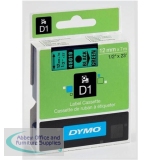 Dymo 4500 Tape Black/Green 45019 S0720590
