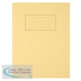 Silvine Exercise Book Ruled and Margin 80 Pages 229x178mm Yellow Ref EX103 [Pack 10]