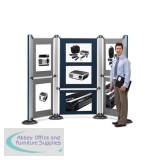 Nobo New Modular Display System Pole and Base 1902216