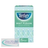 Tetley Individually Enveloped Mint Fusion Tea Bags Finest European-sourced Ref 1576a [Pack 25]