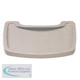 Rubbermaid Tray For Sturdy High Chair Durable Plastic Non-porous Grey Ref 7815-88GRY