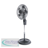 Bionaire Stand Fan Adjustable Double Blade Span 400mm H910-1240mm 90W Ref BASF1016GRC-IUK