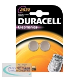 Duracell Button Battery Lithium 3V DL2032 Pack of 2 75072668