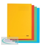 Elba Boston Square Cut Folder Pressboard 300 micron for 32mm Foolscap Assorted Ref 100090267 [Pack 50]