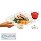 Caterpack Catering Plate Clear Pack of 10 4401