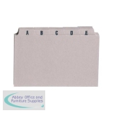 5 Star Guide Card Set A-Z 5x3in 25 Cards 127x76mm Buff